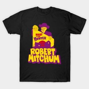 The Night of the Hunter: Captivating Robert Mitchum's Iconic Performance T-Shirt